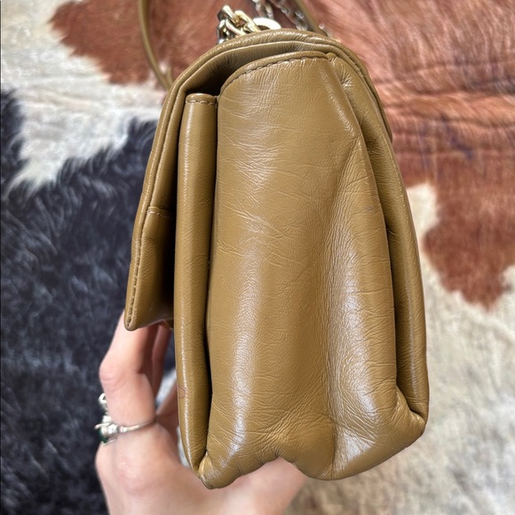 3.1 Phillip Lim Olive Alix Soft Leather Paperclip Chain Crossbody Bag Orig $695 - Picture 8 of 15
